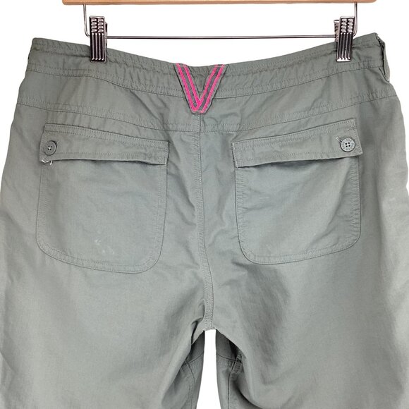 The North Face Bermuda Shorts Size‎ 8 Horizon LL Womens Gray Nylon - Picture 9 of 10
